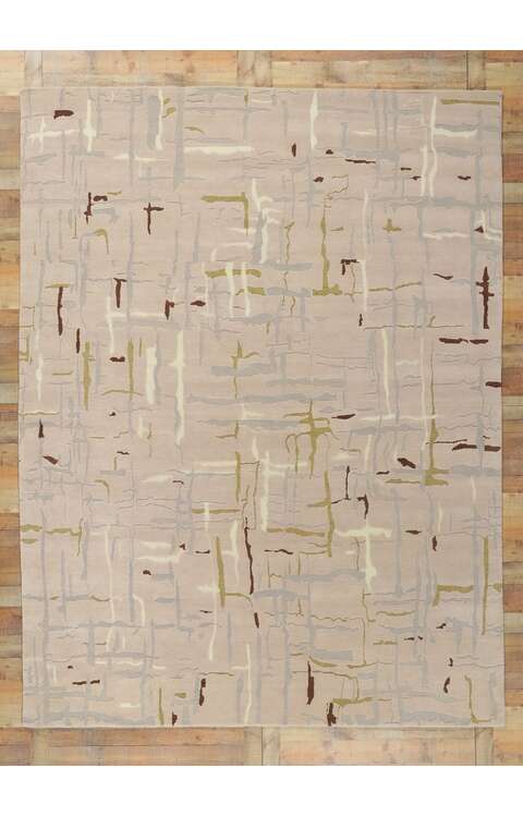 9 x 12 Contemporary Abstract Rug 30881
