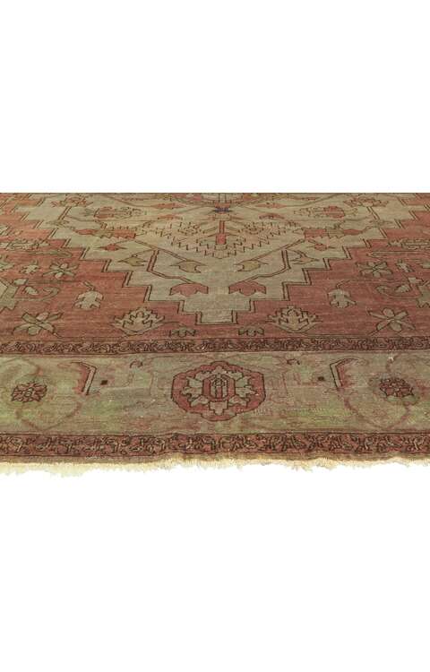 10 x 13 Vintage Turkish Serapi Rug 77664