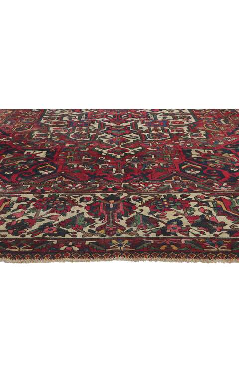 11 x 14 Antique Persian Bakhtiari Rug 61194