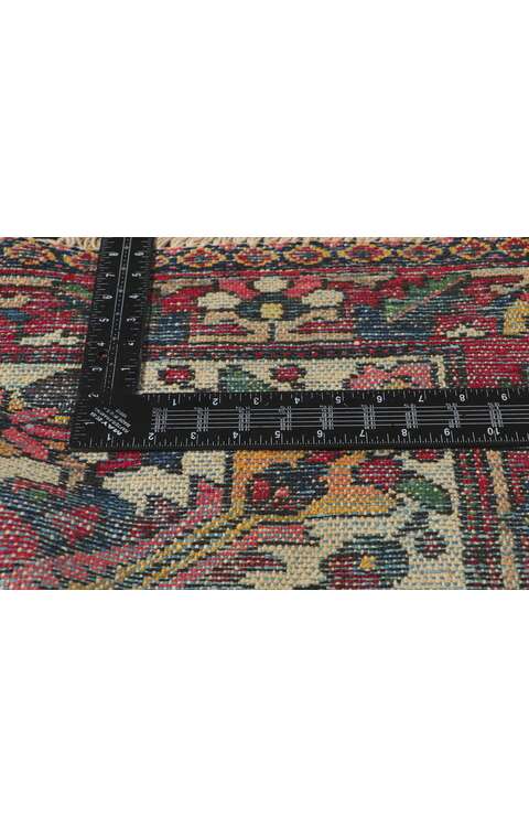 11 x 14 Antique Persian Bakhtiari Rug 61194