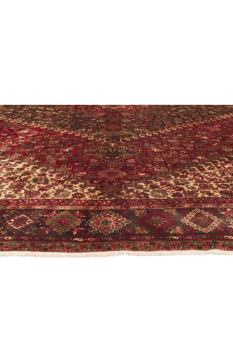 11 x 15 Vintage Persian Heriz Rug 61196
