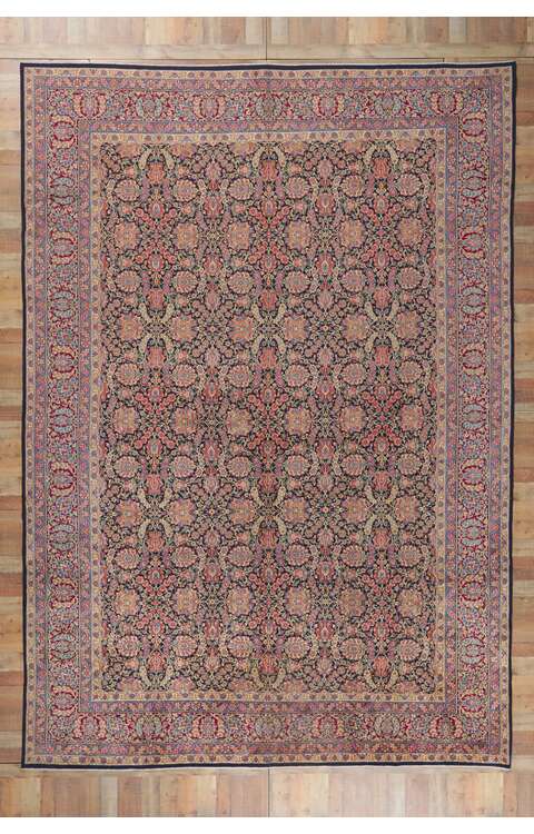 11 x 16 Antique Persian Kerman Rug 61210