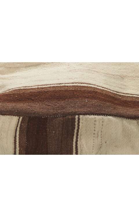2 x 2 x 1 Vintage Moroccan Kilim Floor Pouf 78411