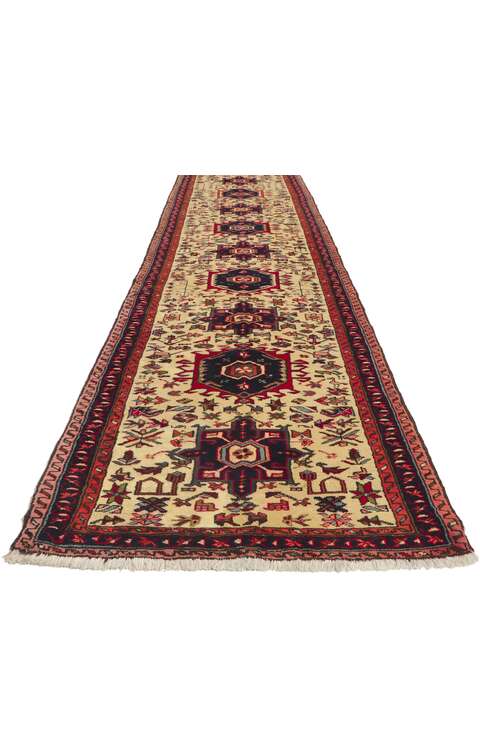 3 x 22 Vintage Persian Heriz Runner 61220