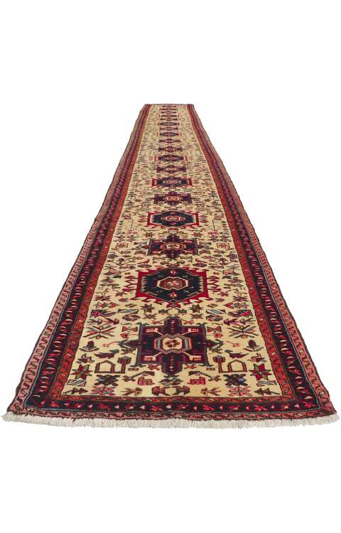 3 x 22 Vintage Persian Heriz Runner 61220