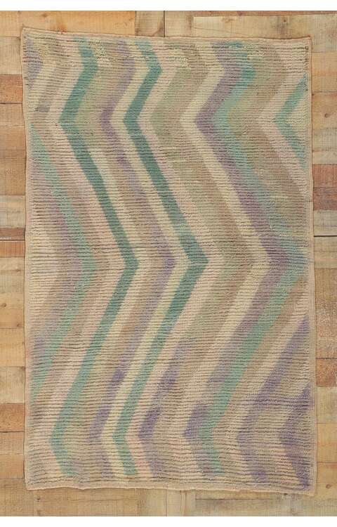 3 x 5 Vintage Turkish Tulu Rug 50992
