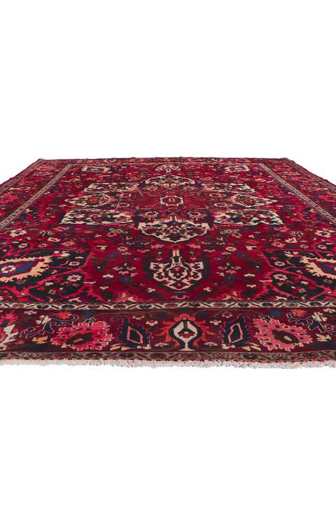 10 x 10 Vintage Persian Bakhtiari Rug 61118
