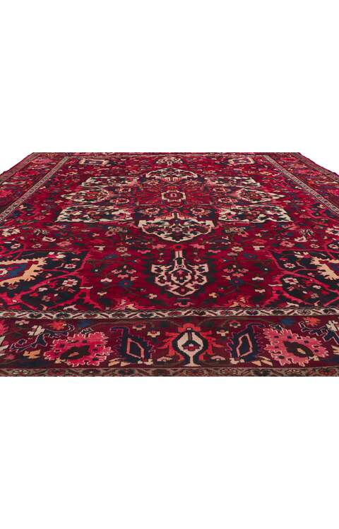 10 x 10 Vintage Persian Bakhtiari Rug 61118
