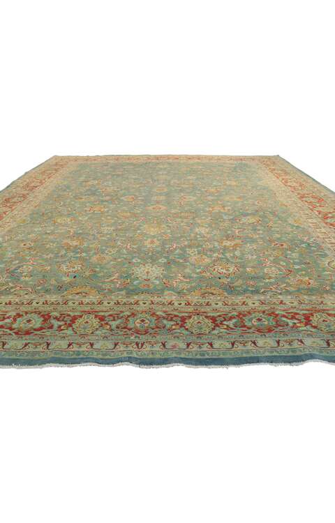 10 x 12 Antique Persian Tabriz Rug 61178