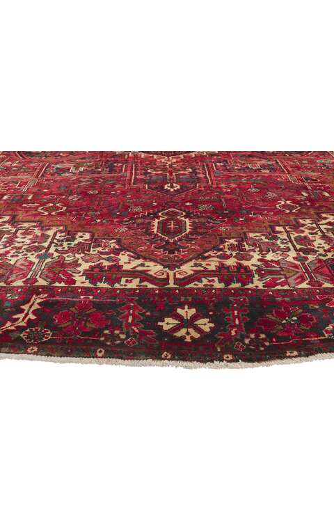 10 x 13 Vintage Persian Heriz Rug 61191