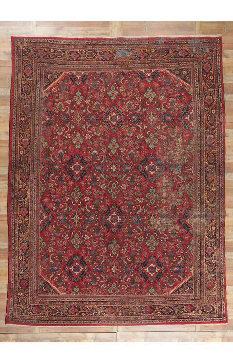 11 x 15 Antique Persian Mahal Rug 78428
