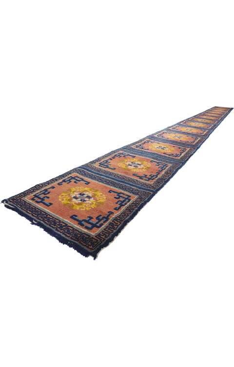 2 x 26 Antique Chinese Ningxia Bench Runner 78450