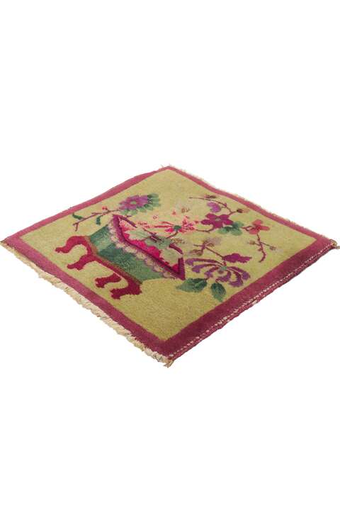 2 x 2 Antique Chinese Art Deco Rug 78436
