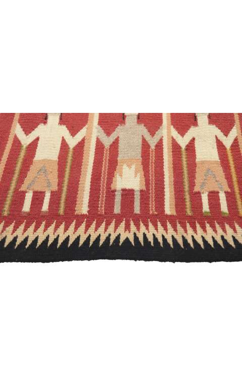 2 x 2 Vintage Navajo Yeibichai Rug 78426