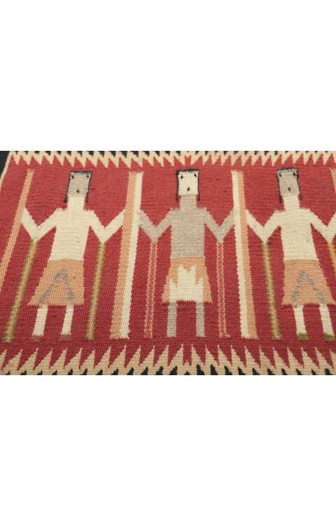 2 x 2 Vintage Navajo Yeibichai Rug 78426