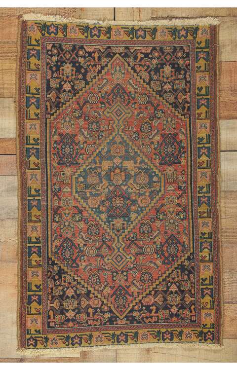 2 x 3 Antique Persian Senneh Rug 78417