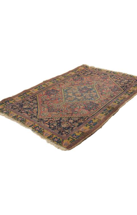 2 x 3 Antique Persian Senneh Rug 78417