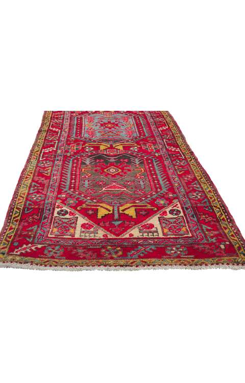 3 x 10 Antique Persian Heriz Runner 61223
