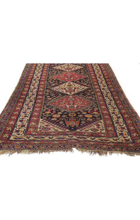3 x 11 Antique Persian Shiraz Runner 78454