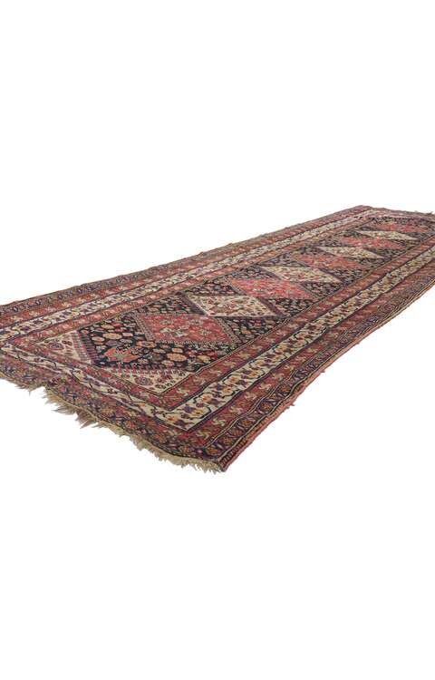 3 x 11 Antique Persian Shiraz Runner 78454