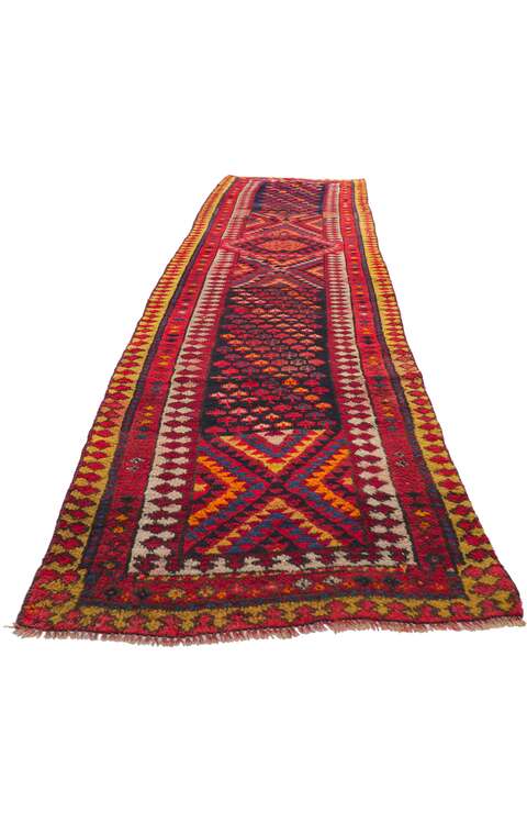 3 x 12 Vintage Persian Shiraz Runner 61179