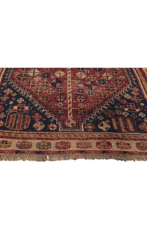 3 x 3 Antique Persian Shiraz Rug 61217