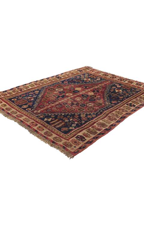 3 x 3 Antique Persian Shiraz Rug 61217