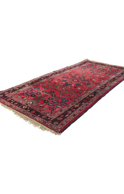 3 x 5 Antique Persian Lilihan Rug 78418