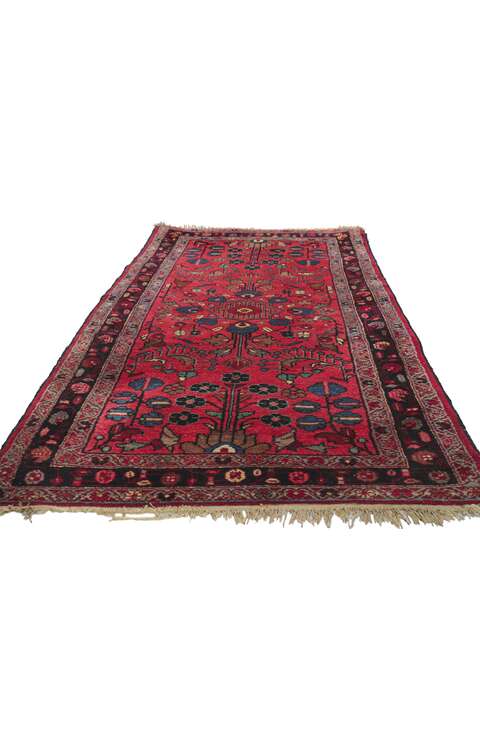 3 x 5 Antique Persian Lilihan Rug 78418