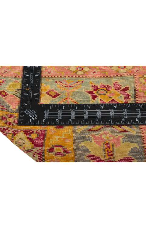 3 x 5 Antique Turkish Oushak Rug 78434