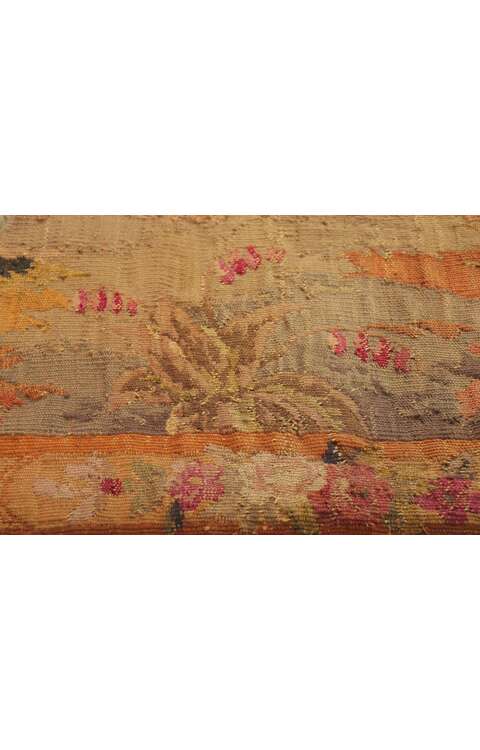 4 x 5 Antique French Aubusson Tapestry 78421