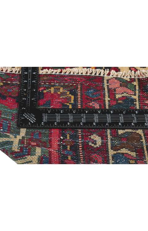 4 x 7 Antique Persian Bakhtiari Rug 61183