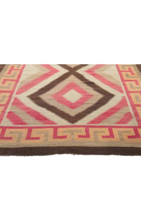 4 x 7 Vintage Navajo Eye Dazzler Rug 78430