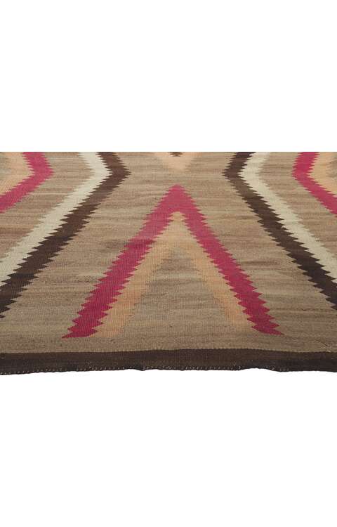 4 x 7 Vintage Navajo Ganado Rug 78431