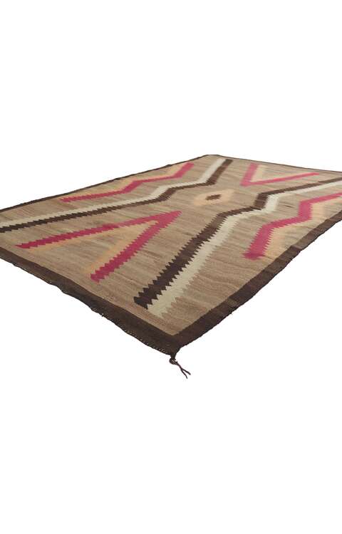 4 x 7 Vintage Navajo Ganado Rug 78431