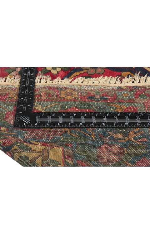 5 x 6 Antique Persian Bakhtiari Rug 78416