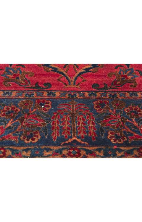 5 x 6 Antique Persian Mohajeran Sarouk Rug 78451
