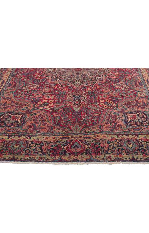 5 x 6 Antique Persian Tabriz Rug 61214