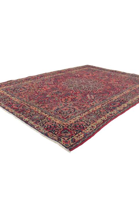 5 x 6 Antique Persian Tabriz Rug 61214