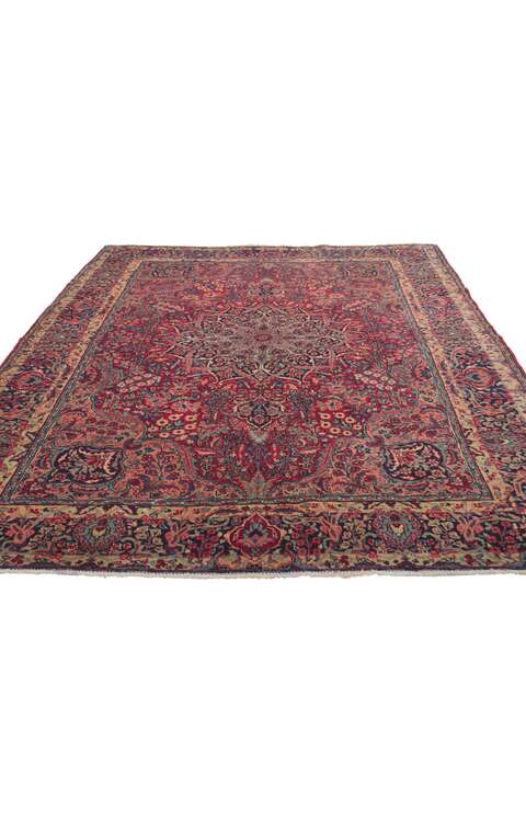 5 x 6 Antique Persian Tabriz Rug 61214