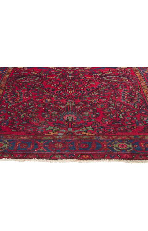 5 x 7 Antique Persian Hamadan Rug 78453