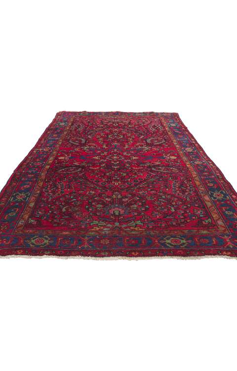 5 x 7 Antique Persian Hamadan Rug 78453