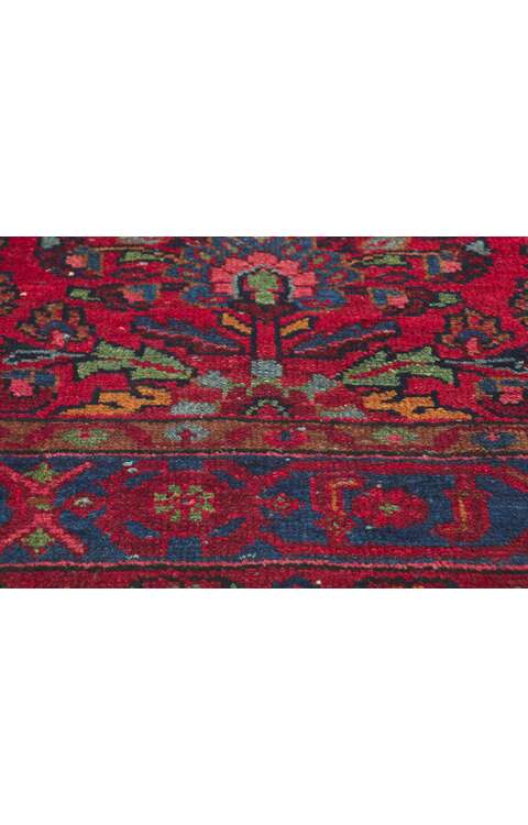 5 x 7 Antique Persian Hamadan Rug 78453
