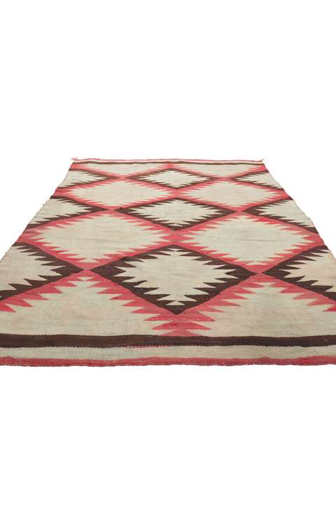 5 x 7 Vintage Navajo Eye Dazzler Rug 78429