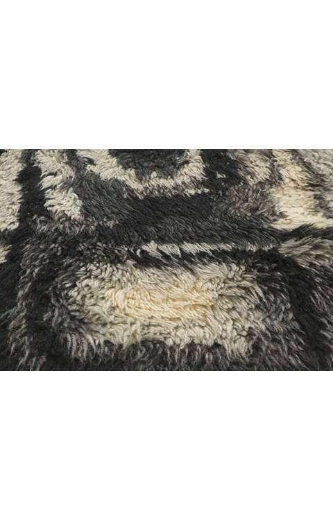 3 x 9 Vintage Swedish Marks Rya Rug 78463