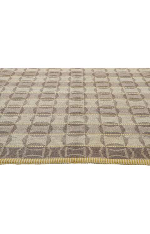 5 x 8 Vintage Swedish Kilim Rollakan Rug 78468