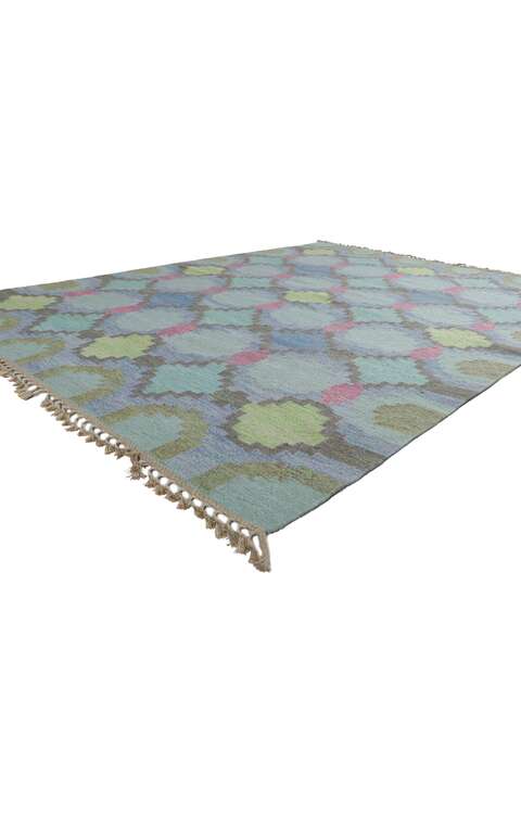 6 x 8 Vintage Swedish Kilim Rug Judith Johansson Rollakan 78470