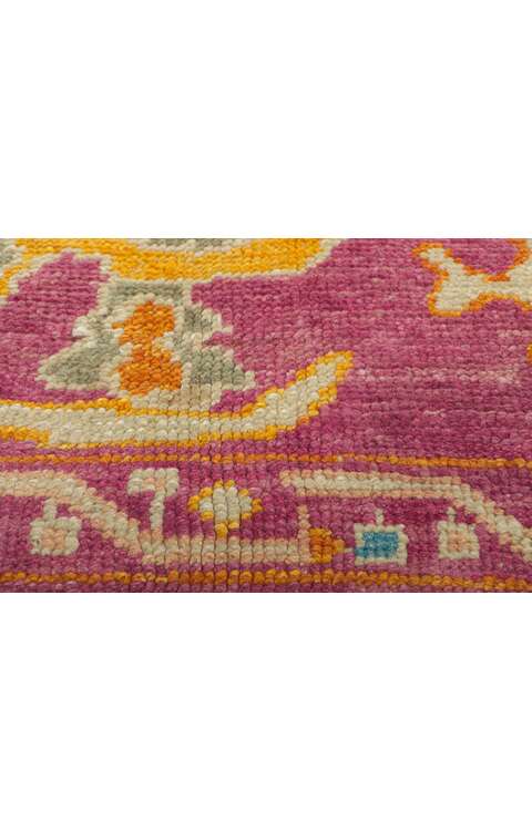 8 x 10 Colorful Turkish Oushak Rug 51891