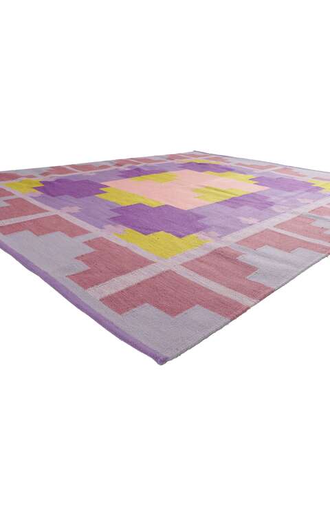 8 x 10 Swedish Style Kilim Rug Rollakan 30917