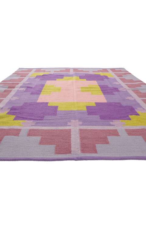 8 x 10 Swedish Style Kilim Rug Rollakan 30917